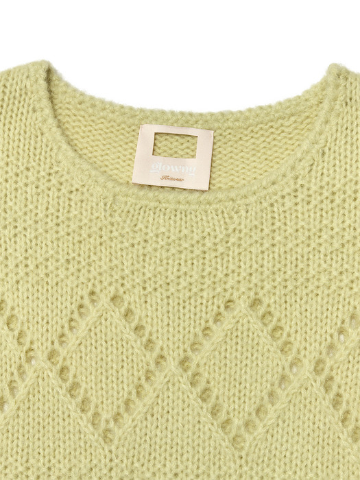 MONDY KNIT TOP(SAGE GREEN)