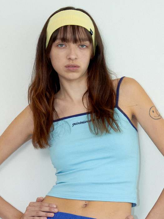 Quintessential Strap Tank Top - Sky Blue