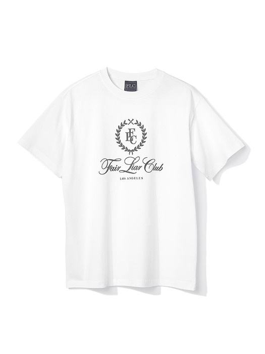 FLC Oversized LA T-shirts_WHITE