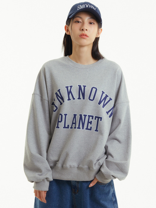 바시티 로고 스웻셔츠 멜란지  _VARSITY LOGO SWEATSHIRT MELANG