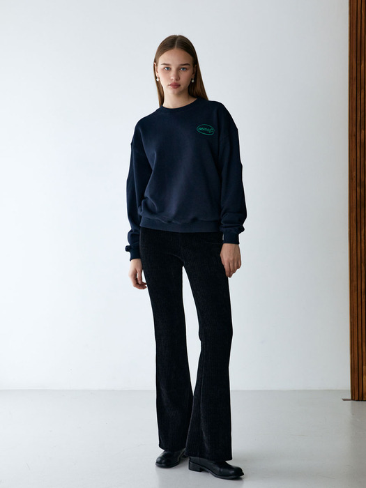 niddle sweatshirts_navy