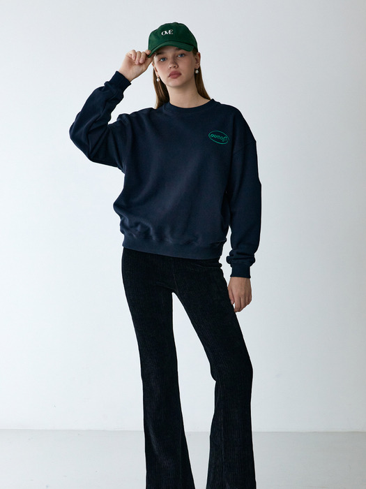 niddle sweatshirts_navy