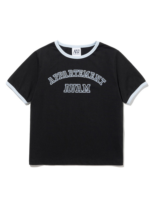Sugar Velvet Logo T-shirt BLACK