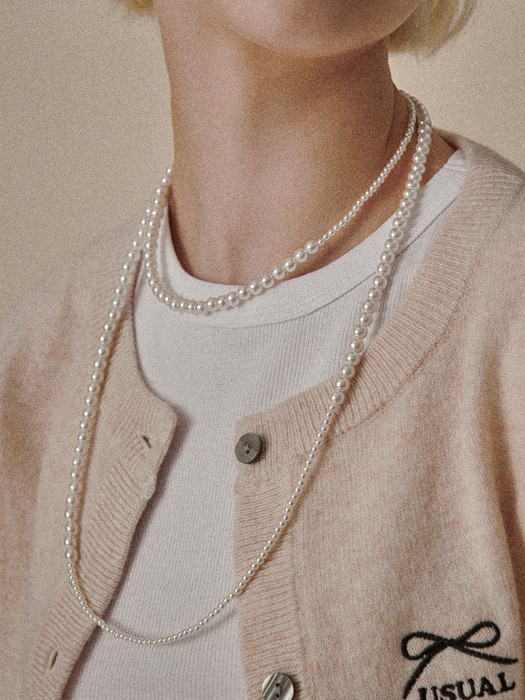 Pearl Layered Long Necklace