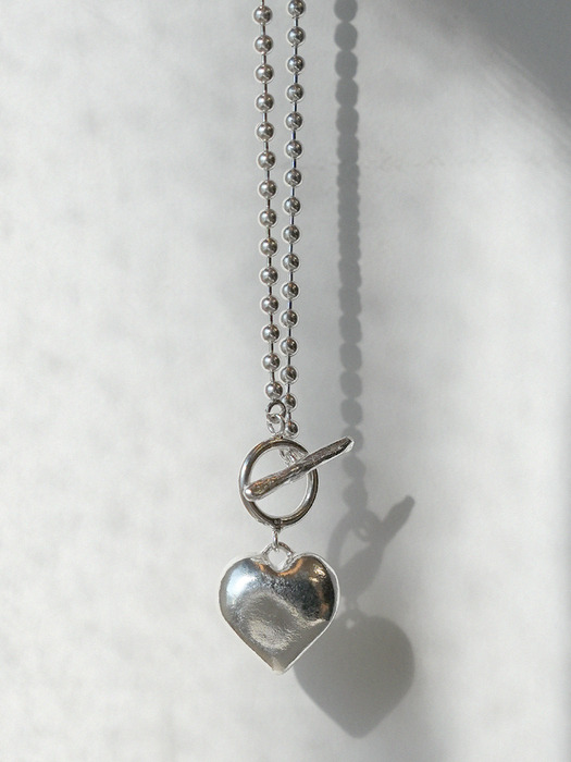 [SILVER 925] HOLIDAY HEART NECKLACE 02