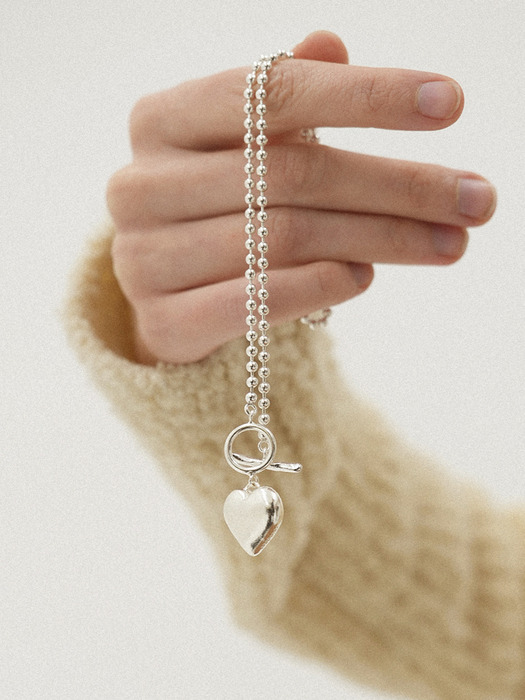 [SILVER 925] HOLIDAY HEART NECKLACE 02