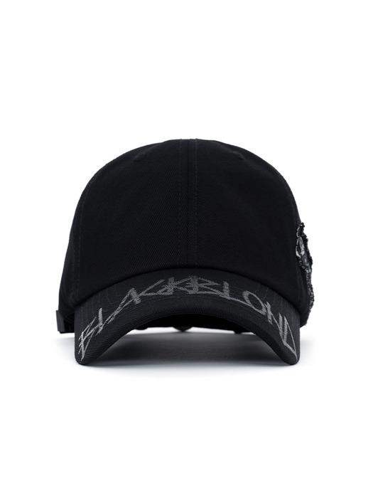 BBD Side Patch Shadow Graffiti Logo Cap (Black)