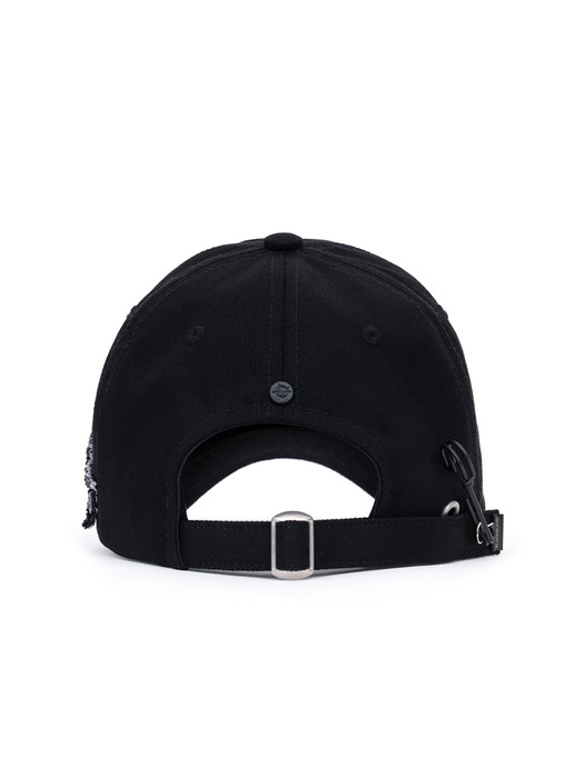 BBD Side Patch Shadow Graffiti Logo Cap (Black)