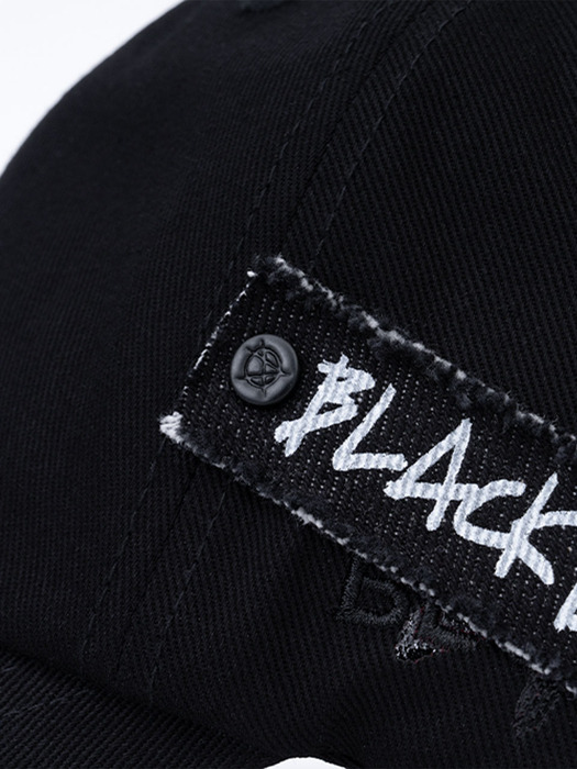 BBD Side Patch Shadow Graffiti Logo Cap (Black)