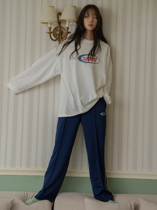 Sport logo track pants_navy