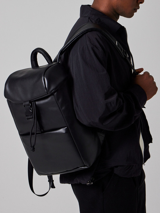 미니멀 소프트 비건레더 백팩 Minimal Soft Vegan Leather Backpack