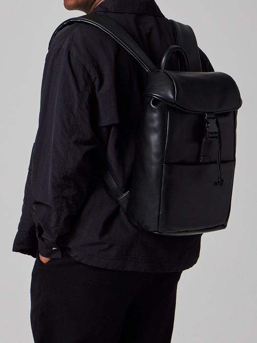 미니멀 소프트 비건레더 백팩 Minimal Soft Vegan Leather Backpack