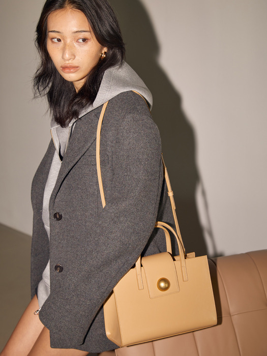 DEMI-CERCLE TOTE BAG [BUTTER SCOTCH]