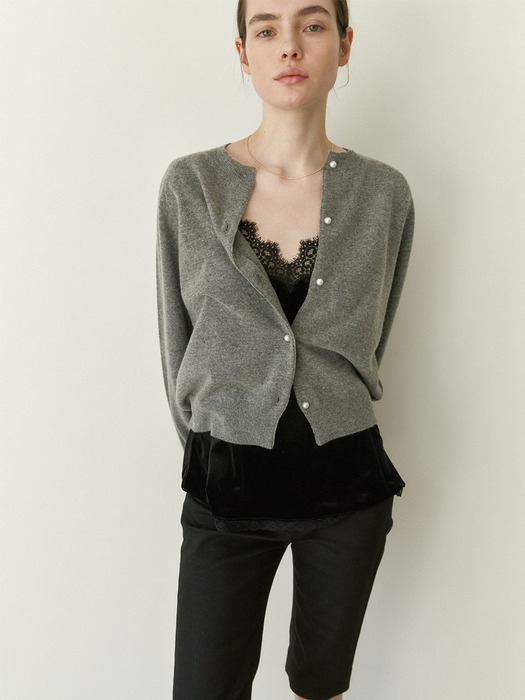 Cashmere Pearl Cardigans 2Color_S241CD01
