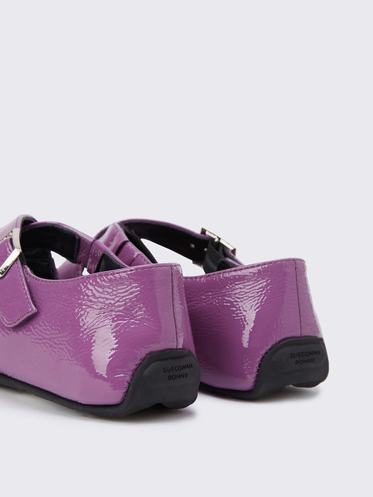 Round two strap mary-jane flat(purple)_DG1DS24021PUR