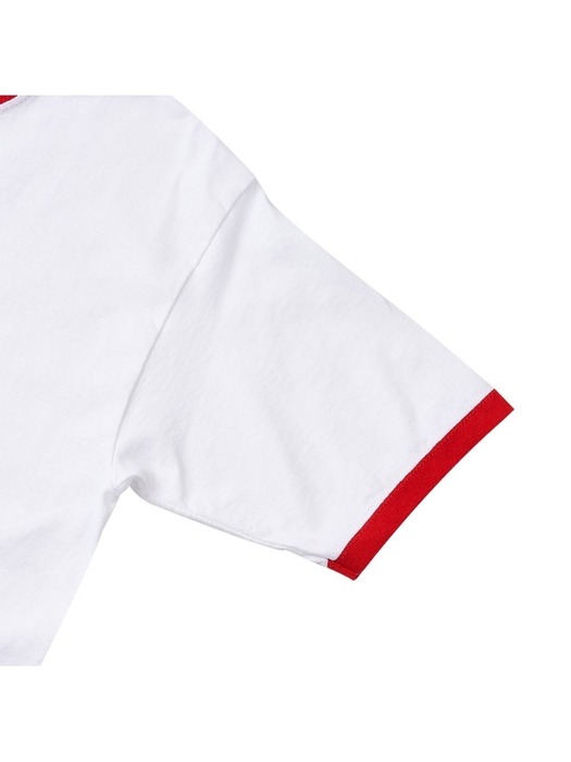 와일드 동키 공용 캘러머주 코튼 티셔츠 T KALAMAZOO WHITE/RED