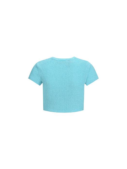SOCIETY GIRL-EMBROIDERE CROPPED TOP_BLUE