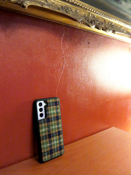 TEXTILE PHONE CASE [OLIVE GREEN]