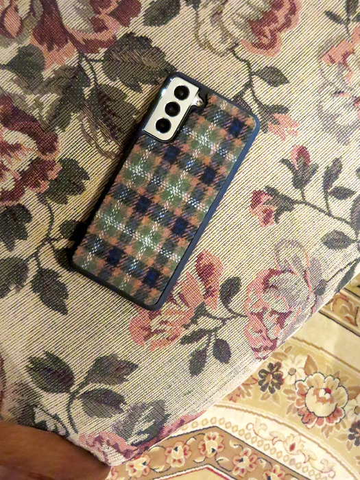 TEXTILE PHONE CASE [OLIVE GREEN]