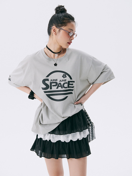SPACE Boxy T-shirt_Grey