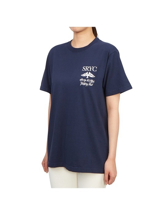 스포티앤리치 여성 반팔티셔츠 TS882NA NAVY