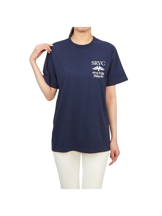 스포티앤리치 여성 반팔티셔츠 TS882NA NAVY