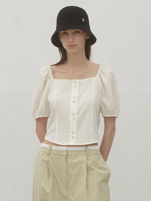 BENNY PUFF FEMININE BLOUSE(BL-4215)