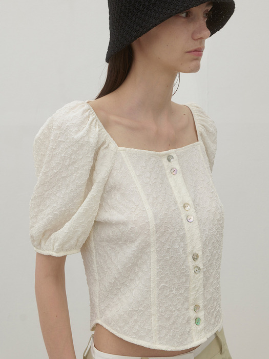 BENNY PUFF FEMININE BLOUSE(BL-4215)