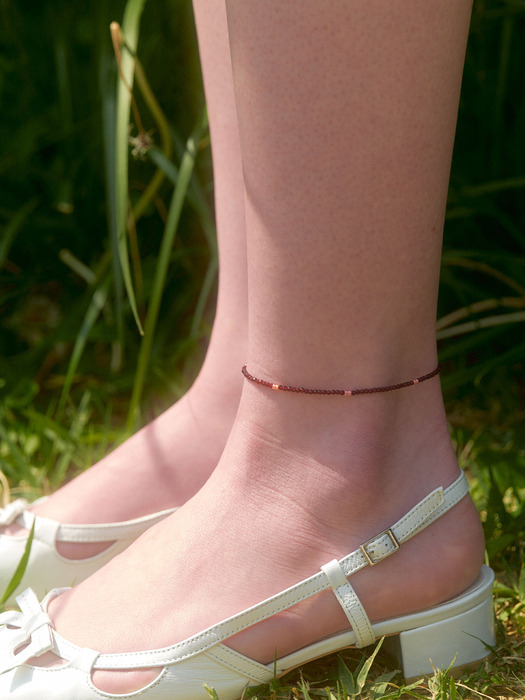 Deep Flower Anklet (L242MAK030)