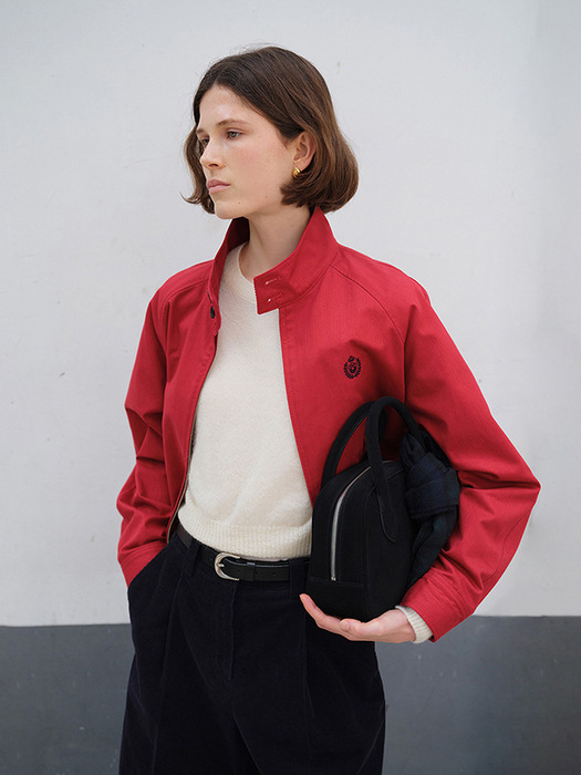 UNISEX CLASSIC HARRINGTON JACKET RED_UDJU4C107R2