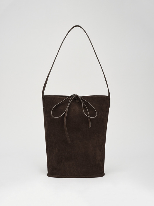 [2차 리오더] Bucket bag Suede Brown