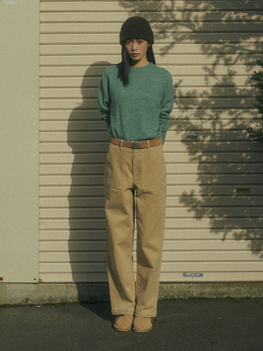 CARLOL CORDUROY PANTS_BEIGE