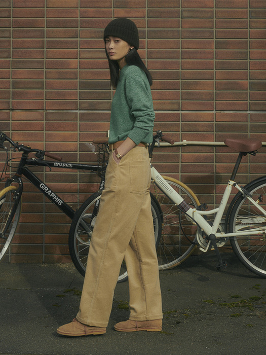 CARLOL CORDUROY PANTS_BEIGE