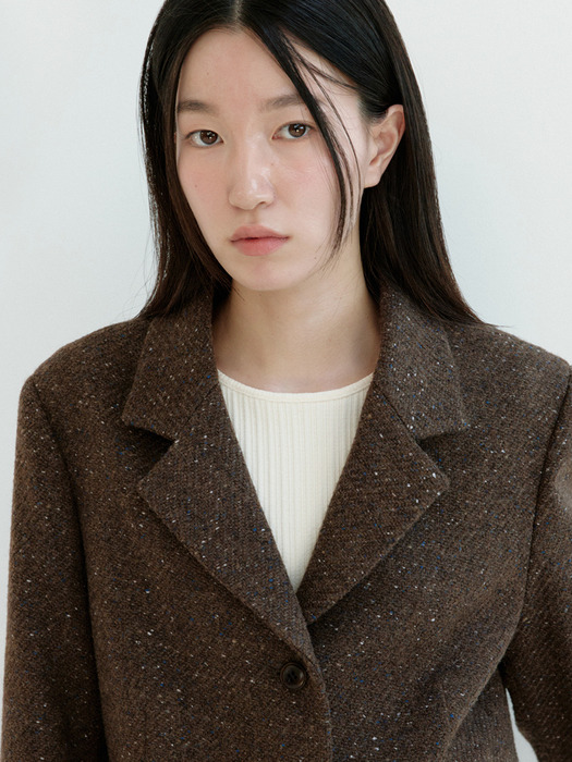 Classic Wool Jacket-Brown