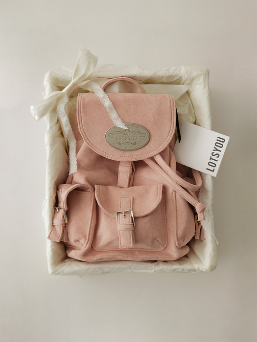 lotsyou_Nostalgia Chubby Backpack Pink