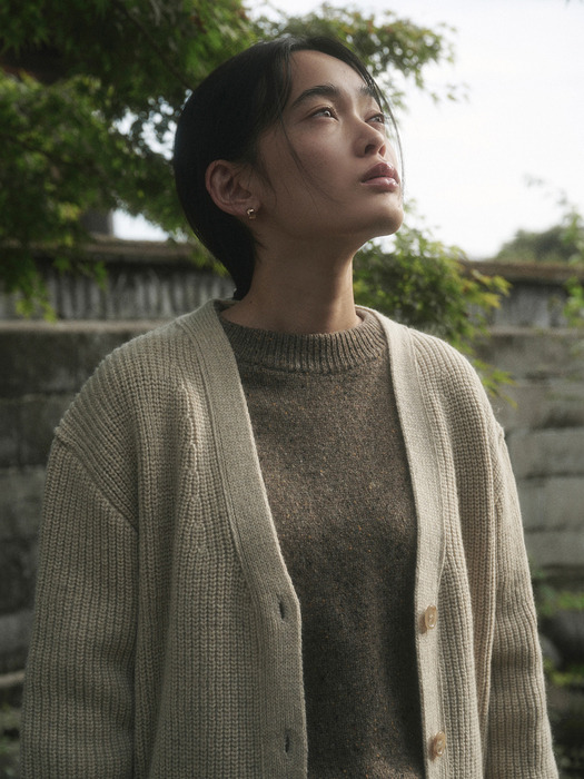 ETO WOOL KNIT CARDIGAN_IVORY