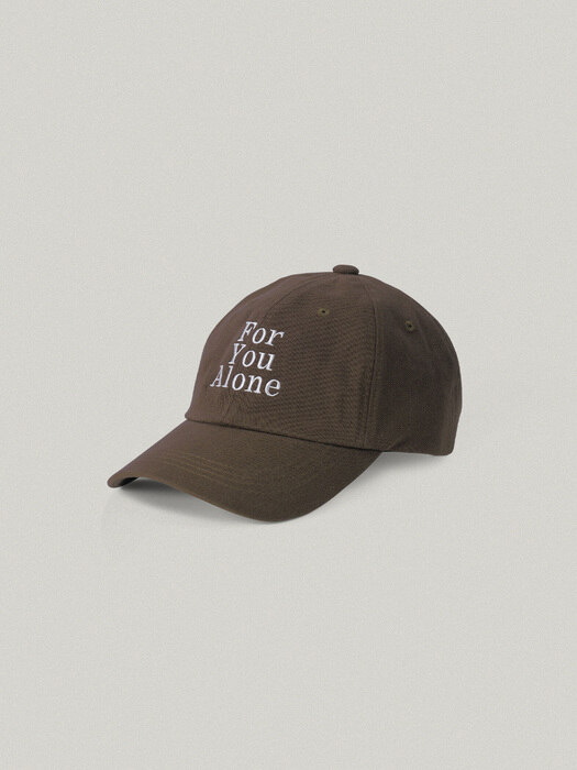 SLOGAN BALL CAP [5COLOR]