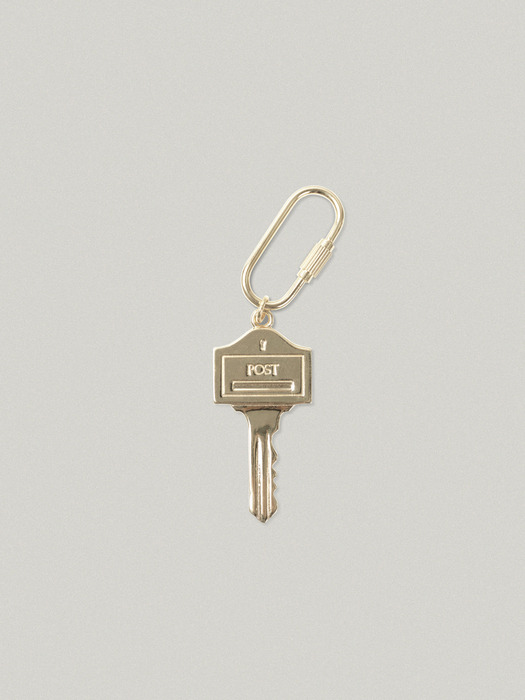 [folnua & fi,ore] MINI POST KEY RING - GOLD [2TYPE]