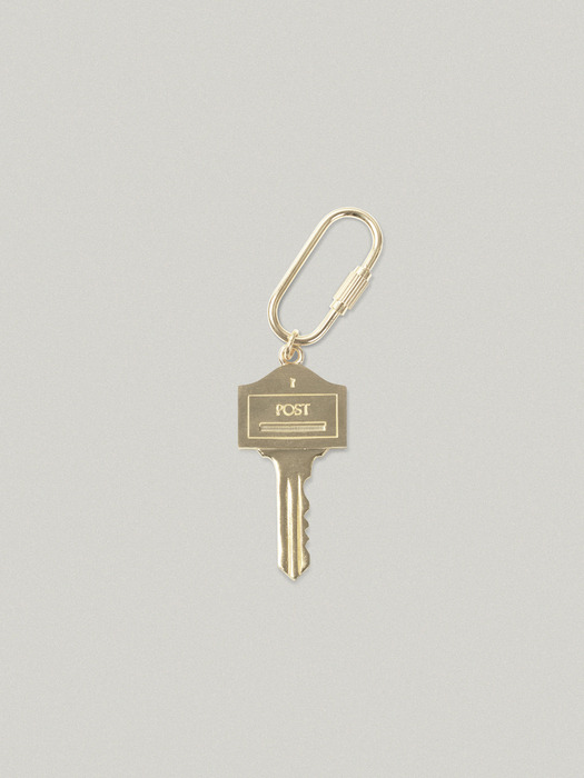 [folnua & fi,ore] MINI POST KEY RING - GOLD [2TYPE]