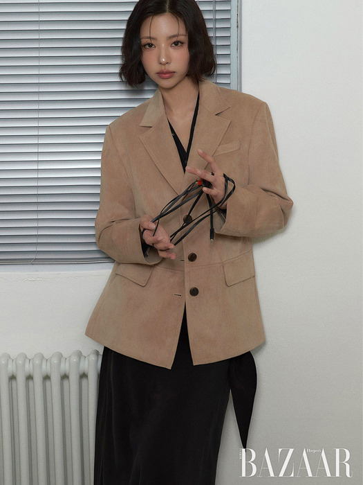 Suede Overfit jacket KL5SJ5990_91