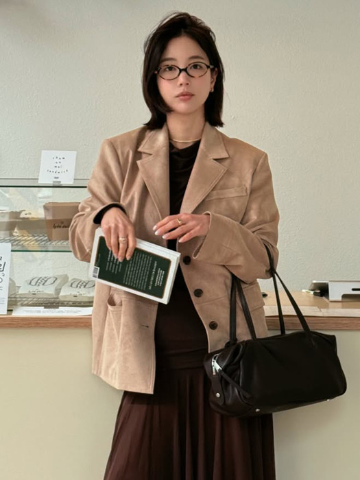 Suede Overfit jacket KL5SJ5990_91