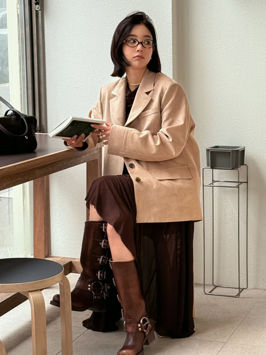 Suede Overfit jacket KL5SJ5990_91