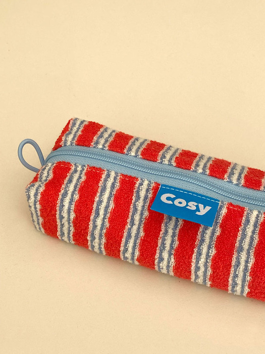 RASPBERRY PENNY PENCIL POUCH