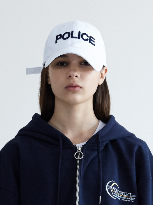POLICE CAP (WHITE)