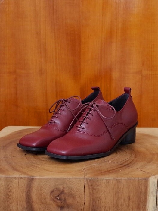 Square oxford Burgundy