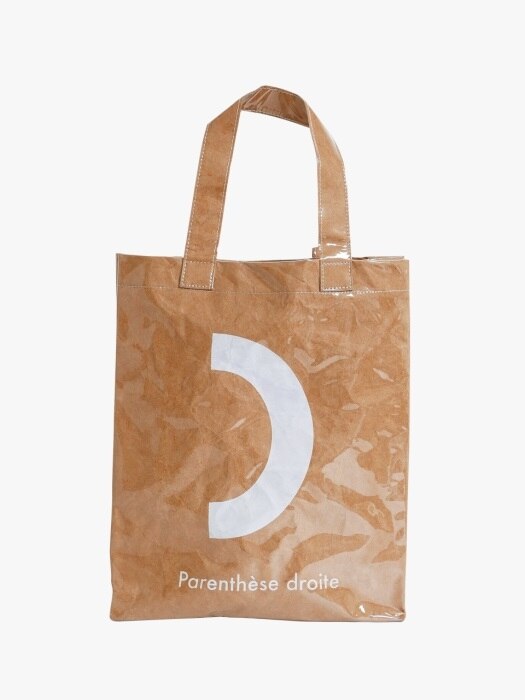 Emotion tote bag_parenthesis_WHITE