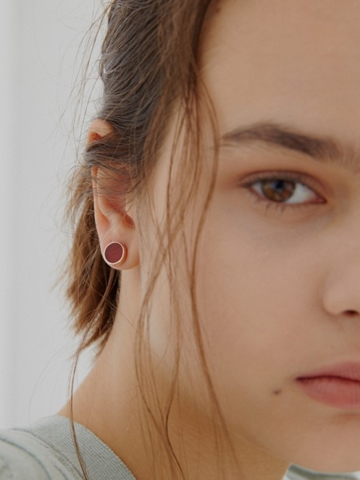 [Silver] Agate Earrings