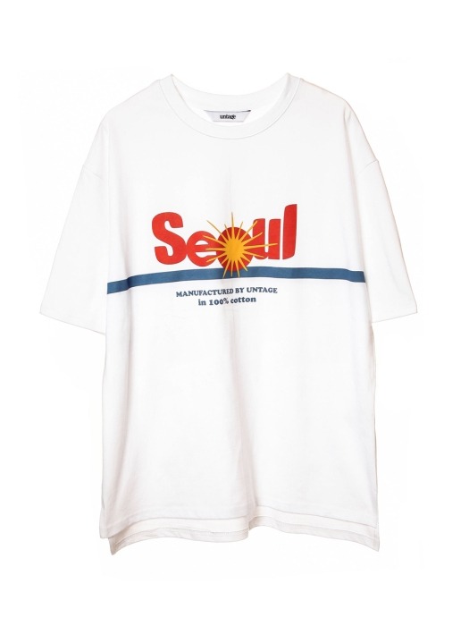 UTT-ST35 Seoul t-shirts[white(UNISEX)]