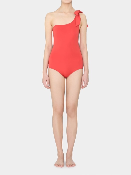 Coral Ola Ribbon Swimsuit