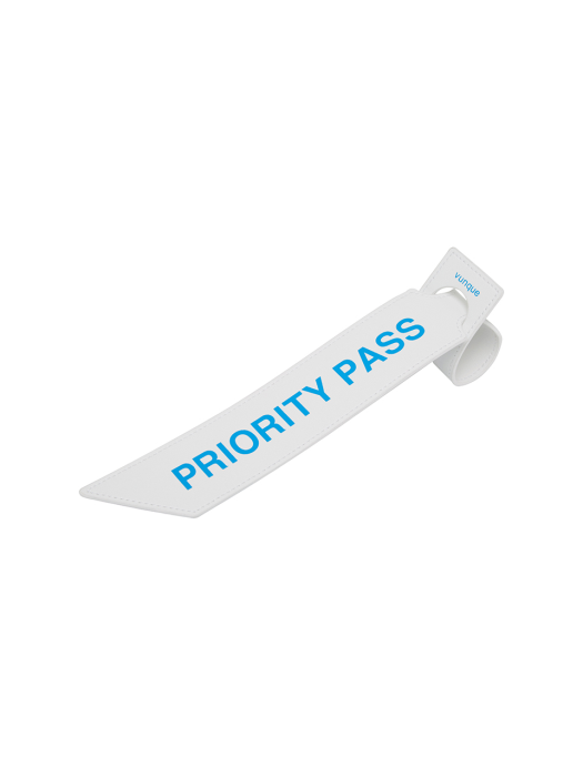 Priority tag _ White Blue